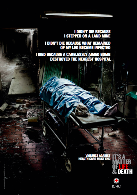 (C) ICRC campaign on health service protection 
